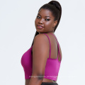 Sutiã esportivo plus size running cami tank top yoga cruz traseiro 2xl rosa sutiã esportivo para mulheres de tamanho grande